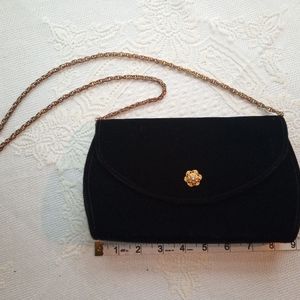 Black Velvet Evening Bag
